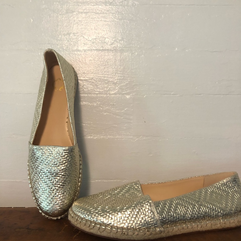 Never worn gold C wonder shoes